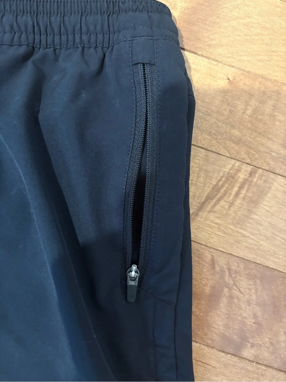 Patagonia Men’s Black Athletic Shorts with Zip Pockets